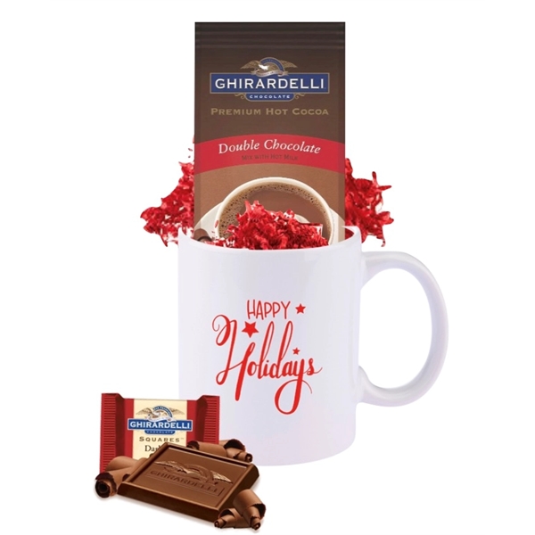 Holiday Cocoa and Chocolate Gift Mug... from ASI 89971 Stuff A Mug