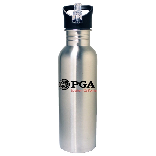 Stainless Steel sports water bottle with drinking straw,  25 oz.... from ASI 36988 Artek USA Inc / Artek™