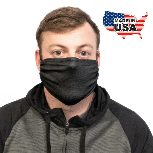 Reusable Microfiber 2ply Face Mask is lightweight, breathable & moisture wicking... from ASI 80228 Quinn