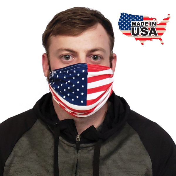 Reusable Premium Fabric 2ply Face Mask is lightweight, breathable & water... from ASI 80228 Quinn