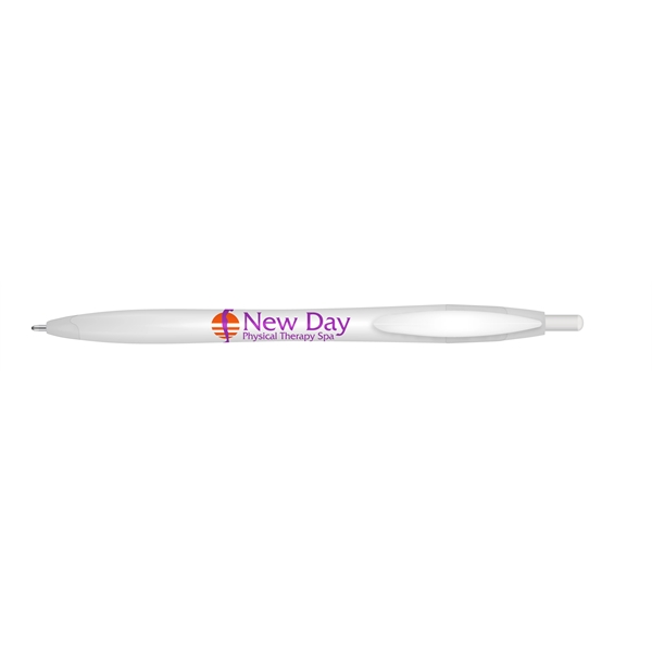 Retractable ballpoint pen with retractable design and accenting trim.... from ASI 86850 Shepenco/Shelbyville Pencil Co, Inc / SHEPENCO® Shelbyville Pencil Company