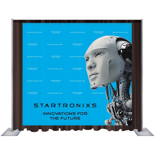 8' x 7.5' Pipe & Drape Backdrop Banner.... from ASI 80228 Quinn