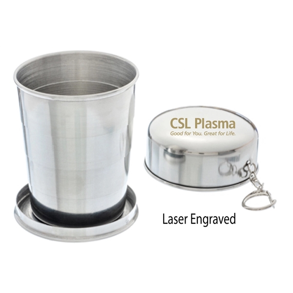 4 Oz. Stainless steel collapsible shot cup... from ASI 36988 Artek USA Inc