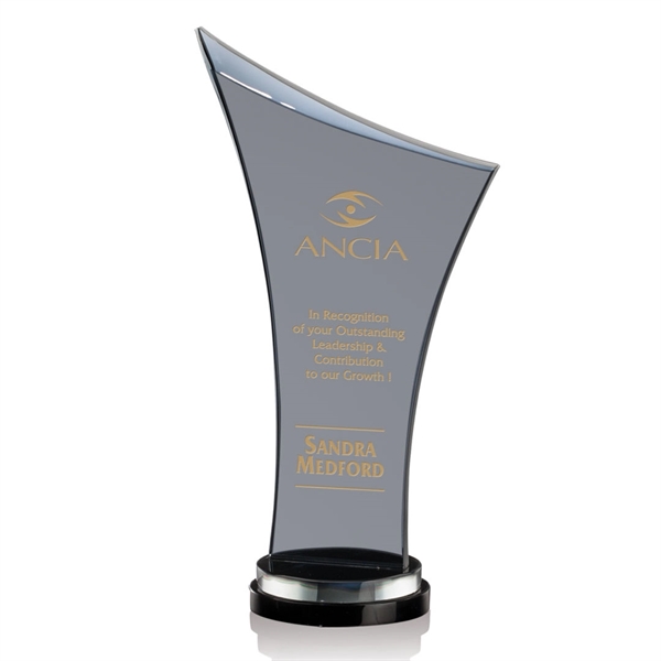 The smoky surface of black crystal imparts a contemporary feel to... from ASI 84592 St Regis Group / St Regis