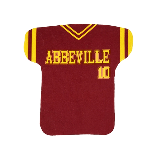 17"x18" jersey-shaped towel... from ASI 73520 Neet Feet / Kanata Towels