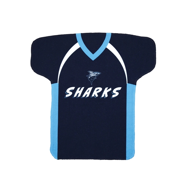 17"x18" jersey-shaped towel... from ASI 73520 Neet Feet / Kanata Towels