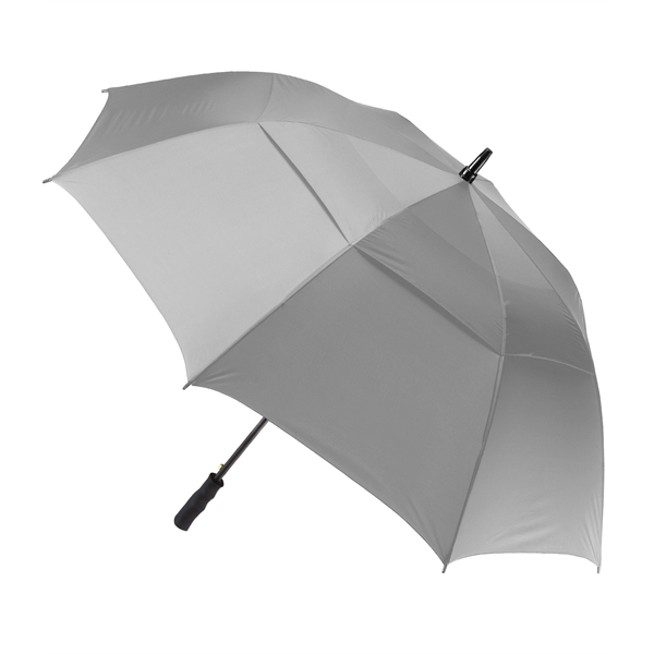 Automatic opening umbrella with 58" arc, fiberglass shaft and ribs and... from ASI 76730 Peerless Umbrella Co Inc / Threads By Peerless