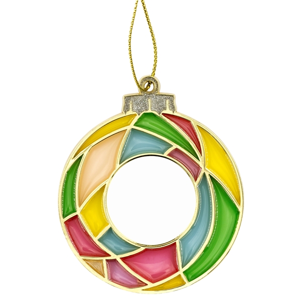 Bulb shaped ornament with stained glass colors and hanging string.... from ASI 52263 EMT / EMT EASY