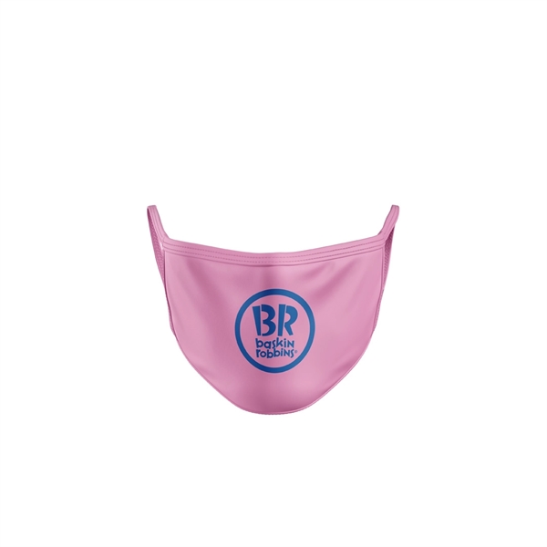 6 3/4" x 4 7/8" reusable 2-ply cotton face mask with... from ASI 30250 AZX Sport USA