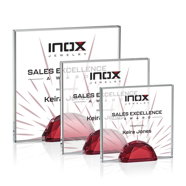 The Entwhistle Award features a 0.5" Starfire Crystal wedged between two... from ASI 84592 St Regis Group / St Regis