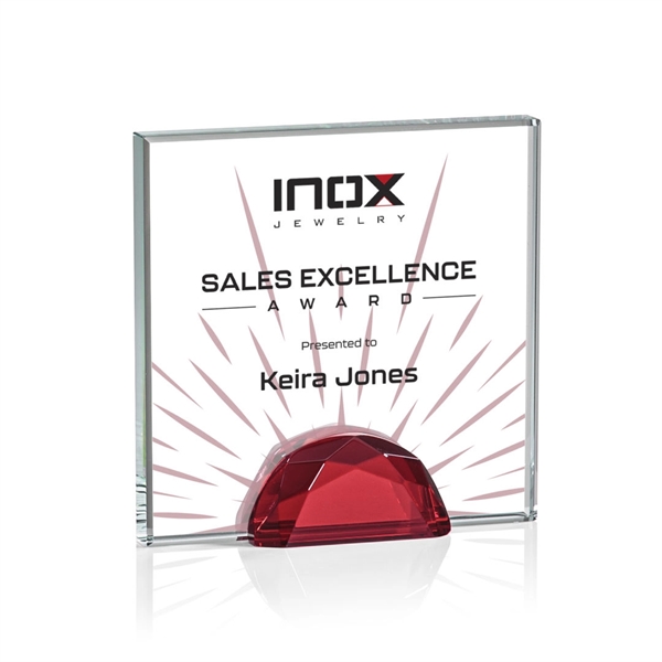 The Entwhistle Award features a 0.5" Starfire Crystal wedged between two... from ASI 84592 St Regis Group / St Regis