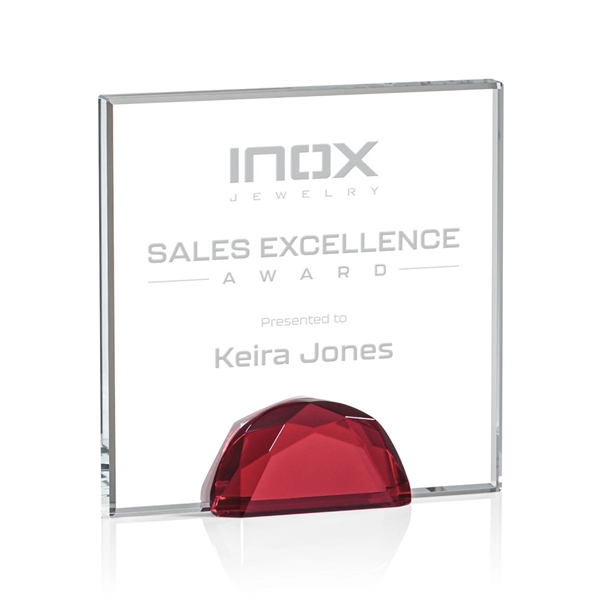 The striking Entwhistle Award features a dazzling 0.5" Starfire Crystal wedged... from ASI 84592 St Regis Group / St Regis