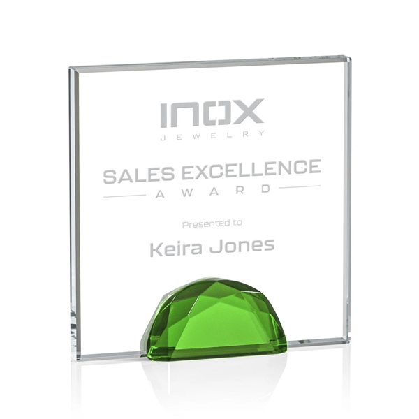 The striking Entwhistle Award features a dazzling 0.5" Starfire Crystal wedged... from ASI 84592 St Regis Group / St Regis