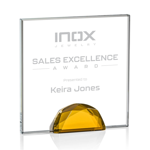 The striking Entwhistle Award features a dazzling 0.5" Starfire Crystal wedged... from ASI 84592 St Regis Group / St Regis