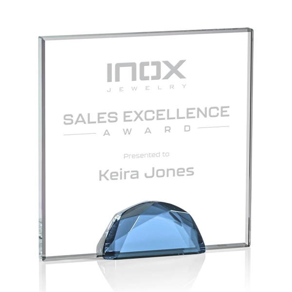 The striking Entwhistle Award features a dazzling 0.5" Starfire Crystal wedged... from ASI 84592 St Regis Group / St Regis