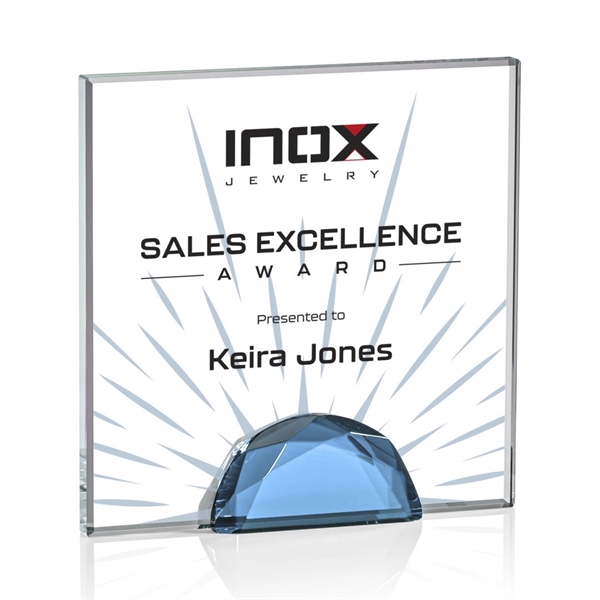 The Entwhistle Award features a 0.5" Starfire Crystal wedged between two... from ASI 84592 St Regis Group / St Regis