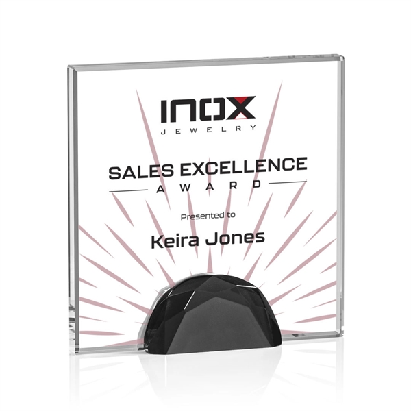 The Entwhistle Award features a 0.5" Starfire Crystal wedged between two... from ASI 84592 St Regis Group / St Regis