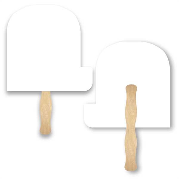 Elephant shaped hand fan with basswood handle attached.... from ASI 93520 Ventura Inc