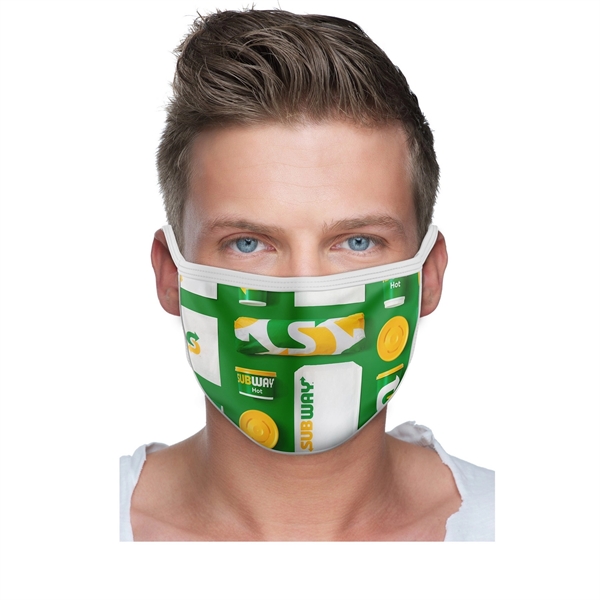 Two-ply reusable cotton and polyester face mask with filter pocket.... from ASI 30250 AZX Sport USA