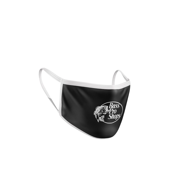 Four-ply reusable cotton face mask with silkscreen imprint.... from ASI 30250 AZX Sport USA