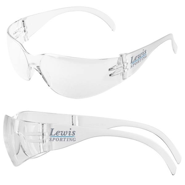 Polycarbonate safety glasses with scratch and impact resistant lenses.... from ASI 62190 Illini