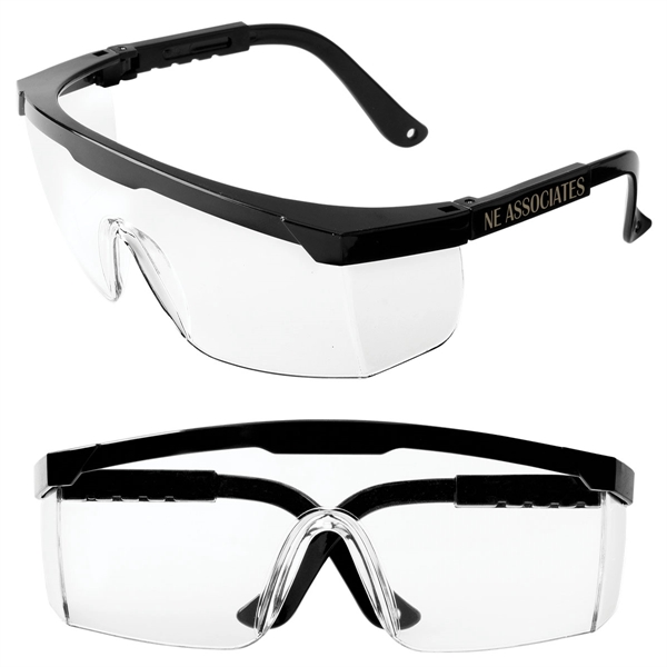 Safety glasses with adjustable frames and scratch and impact-resistant lenses.... from ASI 62190 Illini