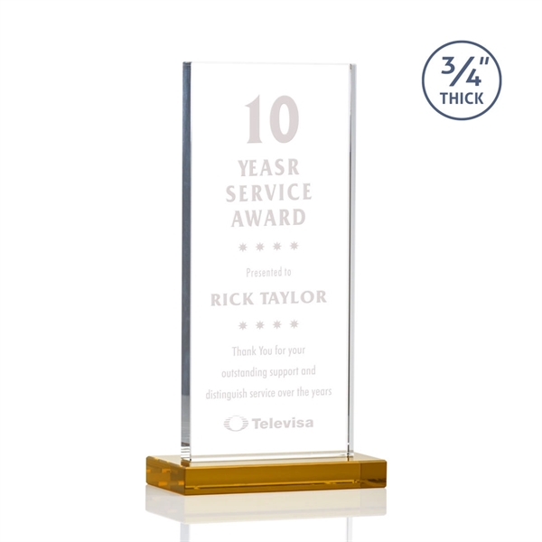 The illustrious 0.75" thick Arizona Award features an elegant Starfire Crystal... from ASI 84592 St Regis Group / St Regis