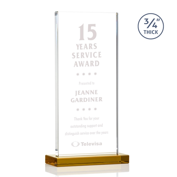 The illustrious 0.75" thick Arizona Award features an elegant Starfire Crystal... from ASI 84592 St Regis Group / St Regis