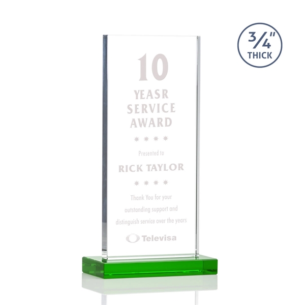 The illustrious 0.75" thick Arizona Award features an elegant Starfire Crystal... from ASI 84592 St Regis Group / St Regis