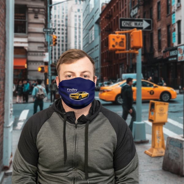 The Custom Microfiber Face Cover is a single ply polyester/spandex microfiber... from ASI 80228 Quinn