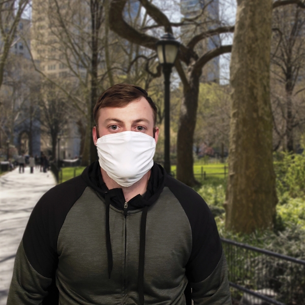 Reusable Premium Fabric 2ply Face Mask is lightweight, breathable & water... from ASI 80228 Quinn