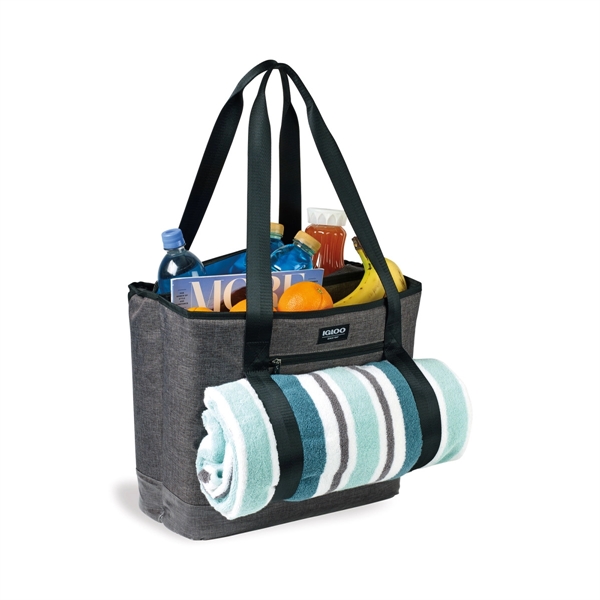 Igloo® Daytripper 600 Denier polyester cooler tote with dual compartments, zip... from ASI 56070 Gemline / Gemline®