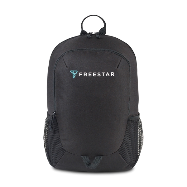 600 Denier polyester Miller backpack with dual zip opening, bottle pockets,... from ASI 56070 Gemline / Gemline®