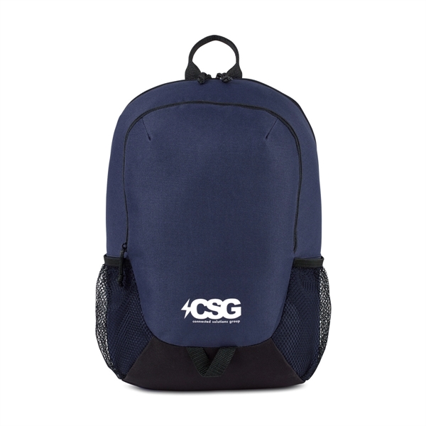 600 Denier polyester Miller backpack with dual zip opening, bottle pockets,... from ASI 56070 Gemline / Gemline®