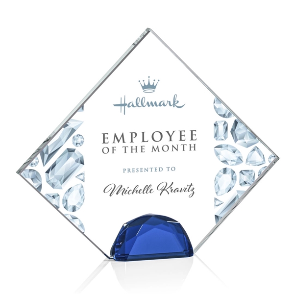 The Deerfield award features a Starfire Crystal diamond wedged between two... from ASI 84592 St Regis Group / St Regis