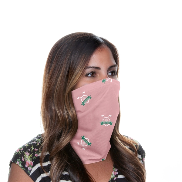 American made protective gaiter made of 100% polyester snag-resistant mock mesh... from ASI 44900 NC Custom (CI/Lanco) / Lanco