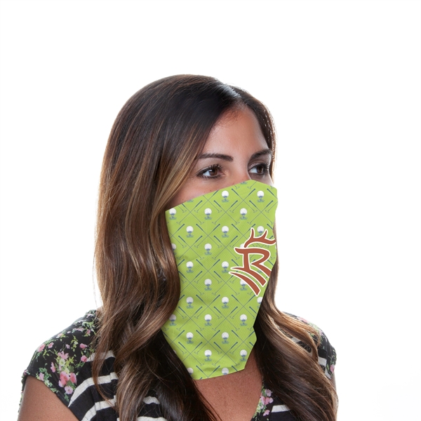 American made protective gaiter made of 100% polyester snag-resistant mock mesh... from ASI 44900 NC Custom (CI/Lanco) / Lanco