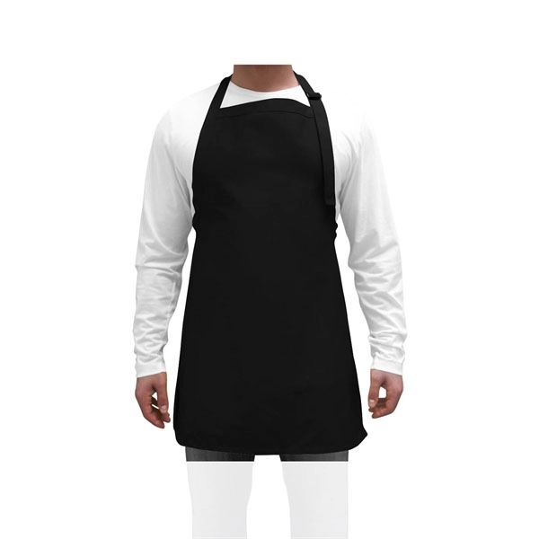 Twill Bib Apron, 25x28, No Pockets, Adjustable Neck, Heat Transfer logo,... from ASI 53509 FIEL-Fairdeal Import & Export / FIEL