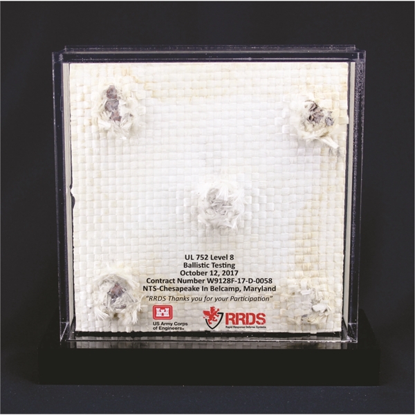 6" x 7" x 7/8" embedment award made of acrylic with... from ASI 45430 Clear Image Inc / Clear Image