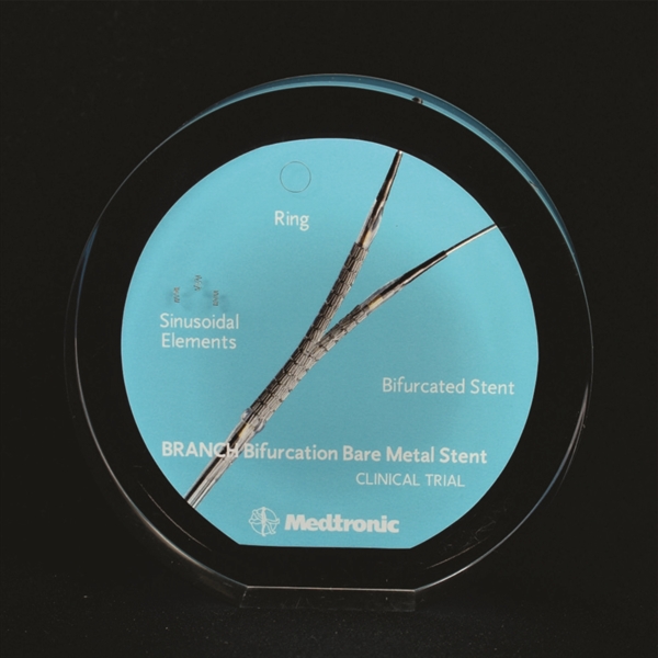 6" circle-shaped embedment award.... from ASI 45430 Clear Image Inc / Clear Image