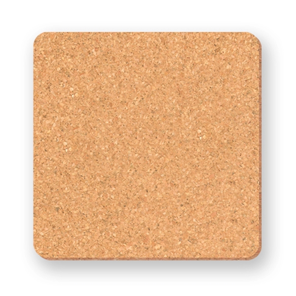 4" Square shape cork coaster.... from ASI 93520 Ventura Inc