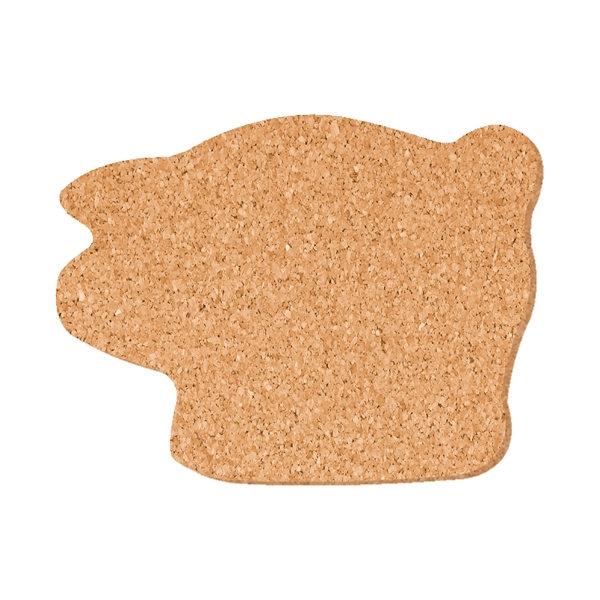 Pig Shape Solid Cork Coaster 3 1/2" x 4 1/2".... from ASI 93520 Ventura Inc