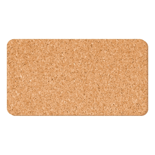 3 1/4" x 6" Rectanlge Solid Cork Coaster.... from ASI 93520 Ventura Inc