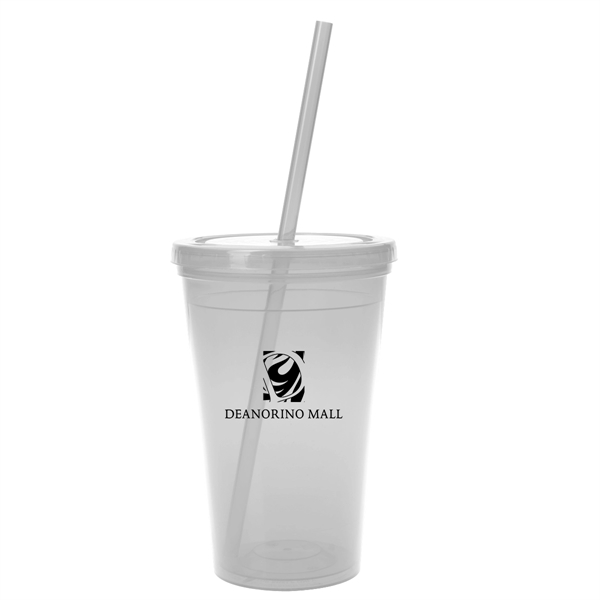 16 Oz. Sunsplash Double Wall Tumbler. Made With Up To 25%... from ASI 61125 Hit Promotional Products / Hit®