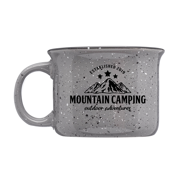 3.5" x 2.5" ceramic tin campfire style 8-ounce coffee mug with... from ASI 62088 IDProductsource