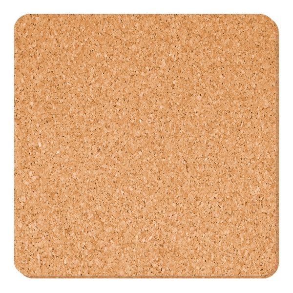 5" Square Solid Cork Coaster.... from ASI 93520 Ventura Inc