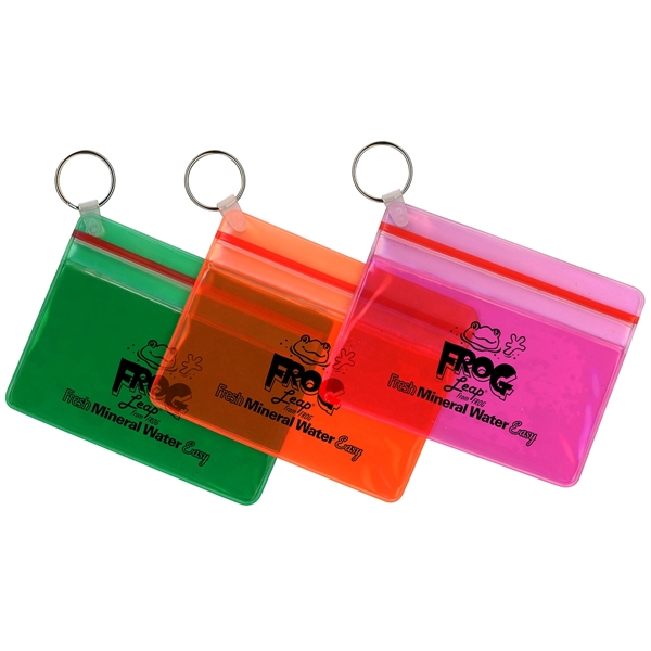 XL Waterproof wallets with key ring.... from ASI 83770 Royal Industries / The Royal Line