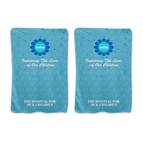 100% polyester imported fleece baby blanket that measures 30" x 40"... from ASI 53509 FIEL-Fairdeal Import & Export / FIEL