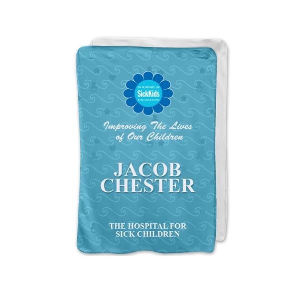 100% polyester imported fleece baby blanket that measures 30" x 40"... from ASI 53509 FIEL-Fairdeal Import & Export / FIEL