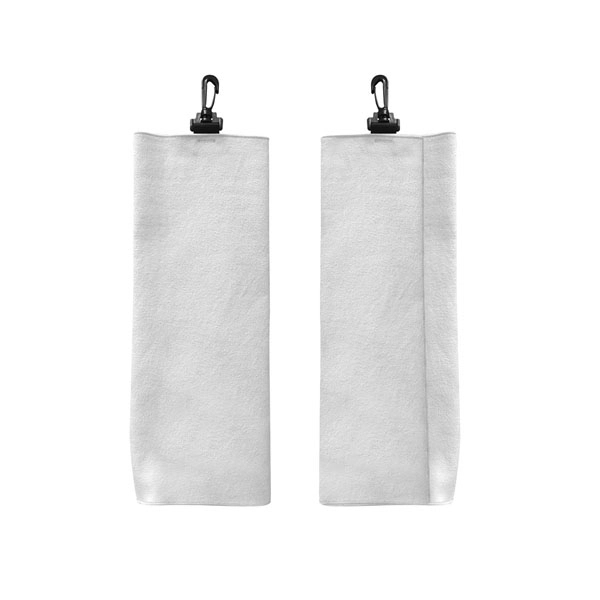 Microfiber Suede Shammy Golf Towel, Finished size 6x15, Trifold with Black... from ASI 53509 FIEL-Fairdeal Import & Export / FIEL